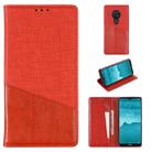 For Nokia 6.2 MUXMA MX109 Horizontal Flip Leather Case with Holder & Card Slot & Wallet(Red) - 1