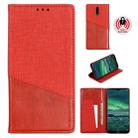 For Nokia 2.3 MUXMA MX109 Horizontal Flip Leather Case with Holder & Card Slot & Wallet(Red) - 1