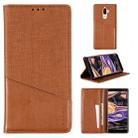 For Nokia 7 Plus MUXMA MX109 Horizontal Flip Leather Case with Holder & Card Slot & Wallet(Brown) - 1