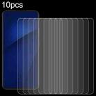 For ZTE Axon A41 5G 10pcs 0.26mm 9H 2.5D Tempered Glass Film - 1