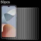 For ZTE Blade A54 50pcs 0.26mm 9H 2.5D Tempered Glass Film - 1