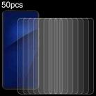 For ZTE Axon A41 5G 50pcs 0.26mm 9H 2.5D Tempered Glass Film - 1