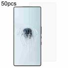 For ZTE nubia Red Magic 10 Pro 50pcs 0.26mm 9H 2.5D Tempered Glass Film - 1