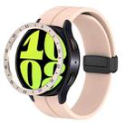 For Samsung Galaxy Watch 6 Classic 47mm Smart Watch Dial Protection Frame with Time Scale(Starlight Color) - 1
