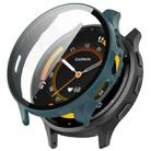 For Garmin Venu 3S PC + Tempered Glass Film Integrated Watch Case(Pine Green) - 1