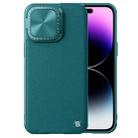 For iPhone 15 Pro Max NILLKIN CamShield Prop Series SagSafe PC + TPU Magnetic Phone Case(Green) - 1