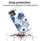 For iPhone 12 Pro Max Pattern TPU Protective Case, Small Quantity Recommended Before Launching(Blue and White Roses) - 4