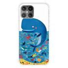 For iPhone 12 / 12 Pro Pattern TPU Protective Case(Whale Seabed) - 1