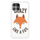 For iPhone 12 / 12 Pro Pattern TPU Protective Case(Fox Head) - 1