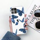 For iPhone 12 mini Pattern TPU Protective Case, Small Quantity Recommended Before Launching(Blue Butterfly) - 2