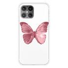 For iPhone 12 mini Pattern TPU Protective Case, Small Quantity Recommended Before Launching(Red Butterfly) - 1