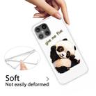 For iPhone 12 mini Pattern TPU Protective Case, Small Quantity Recommended Before Launching(Tilted Head Panda) - 5