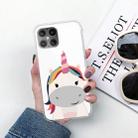For iPhone 12 mini Pattern TPU Protective Case, Small Quantity Recommended Before Launching(Fat Unicorn) - 2