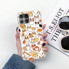 For iPhone 12 mini Pattern TPU Protective Case, Small Quantity Recommended Before Launching(Many Corgi) - 2