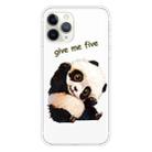 For iPhone 11 Pro Max Pattern TPU Protective Case(Tilted Head Panda) - 1