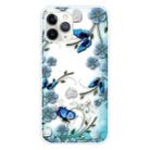 For iPhone 11 Pro Pattern TPU Protective Case(Chrysanthemum Butterfly) - 1