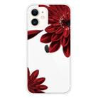 For iPhone 11 Pattern TPU Protective Case(Red Flower) - 1