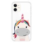 For iPhone 11 Pattern TPU Protective Case(Fat Unicorn) - 1