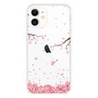 For iPhone 11 Pattern TPU Protective Case(Cherry Blossoms Fall) - 1