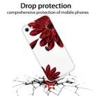 For iPhone SE 2022 / SE 2020 / 8 / 7 Pattern TPU Protective Case(Red Flower) - 4
