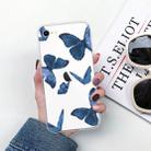 For iPhone SE 2022 / SE 2020 / 8 / 7 Pattern TPU Protective Case(Blue Butterfly) - 2