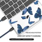 For iPhone SE 2022 / SE 2020 / 8 / 7 Pattern TPU Protective Case(Blue Butterfly) - 3