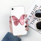 For iPhone SE 2022 / SE 2020 / 8 / 7 Pattern TPU Protective Case(Red Butterfly) - 2