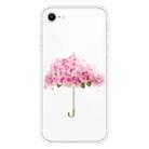 For iPhone SE 2022 / SE 2020 / 8 / 7 Pattern TPU Protective Case(Flower Umbrella) - 1