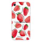 For iPhone SE 2022 / SE 2020 / 8 / 7 Pattern TPU Protective Case(Love Strawberry) - 1