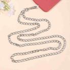 Metal Chain Crossbody Chain Phone Lanyard with Clip,Length: 1.25m, Model:K1648-8mm - 1