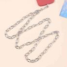 Metal Chain Crossbody Chain Phone Lanyard with Clip,Length: 1.25m, Model:K1652-12mm - 1