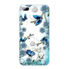 For iPhone 8 Plus / 7 Plus Pattern TPU Protective Case(Chrysanthemum Butterfly) - 1