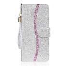 For iPhone 16 Pro Max Glitter Powder Filp Leather Phone Case(Silver) - 2