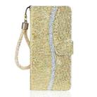 For iPhone 16 Pro Max Glitter Powder Filp Leather Phone Case(Gold) - 2