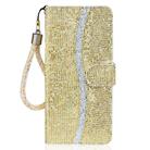 For iPhone 16 Glitter Powder Filp Leather Phone Case(Gold) - 2