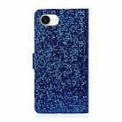 For iPhone 16e Glitter Powder Filp Leather Phone Case(Blue) - 3