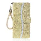 For iPhone 16e Glitter Powder Filp Leather Phone Case(Gold) - 2