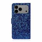 For iPhone 17 Pro Max Glitter Powder Filp Leather Phone Case(Blue) - 3
