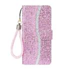 For iPhone 17 Pro Max Glitter Powder Filp Leather Phone Case(Pink) - 2