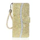 For iPhone 17 Pro Max Glitter Powder Filp Leather Phone Case(Gold) - 2