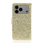 For iPhone 17 Pro Max Glitter Powder Filp Leather Phone Case(Gold) - 3