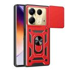 For Infinix Note 40 4G Sliding Camera Cover Design TPU+PC Phone Case(Red) - 1