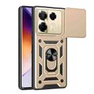 For Infinix Note 40 Pro/40 Pro+ 5G Sliding Camera Cover Design TPU+PC Phone Case(Gold) - 1