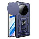 For Infinix Zero 40 5G Sliding Camera Cover Design TPU+PC Phone Case(Blue) - 1