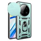 For Infinix Zero 40 5G Sliding Camera Cover Design TPU+PC Phone Case(Green) - 1