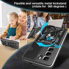 For Infinix Hot 50 Pro 4G Sliding Camera Cover Design TPU+PC Phone Case(Silver) - 3