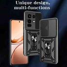 For Infinix Note 50 Pro 4G Sliding Camera Cover Design TPU+PC Phone Case(Silver) - 3