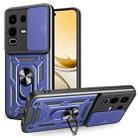 For Infinix Note 50s Sliding Camera Cover Design TPU+PC Phone Case(Blue) - 1