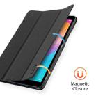 For Huawei MatePad T8 / C3 DUX DUCIS Domo Series Horizontal Flip Magnetic PU Leather Case with Three-folding Holder & & Wake-up / Sleep Function(Black) - 8