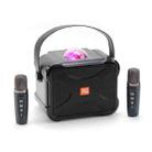 T&G TG543 Colorful Integrated Handheld Karaoke Wireless Bluetooth Speaker(Black) - 1